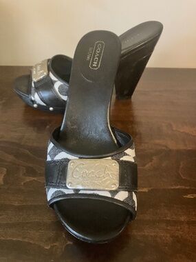 Coach High Heel Mule